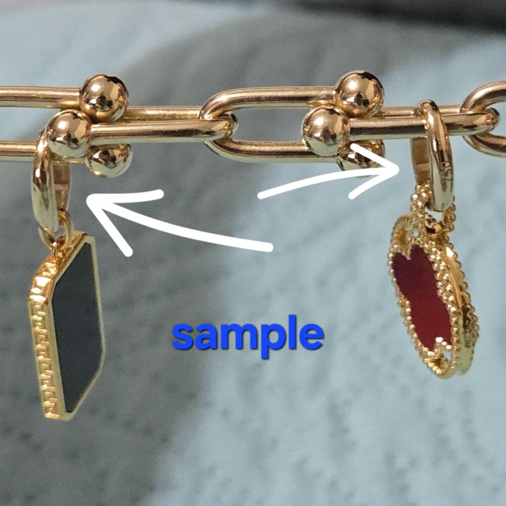CHARM CONNECTOR for bracelet of pendant for necklace - Picture 2 of 15